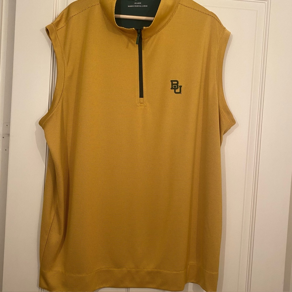 Baylor University Bamboo Vest Horn and Legend 3X